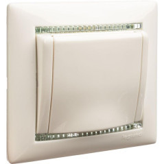 Рамка 1-м Valena бел./крис. Leg 774461