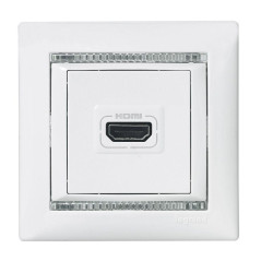 Рамка 1-м Valena бел./крис. Leg 774461