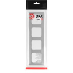 Рамка 4-м 12-5204-03 Классик алюм. Эра Б0067692