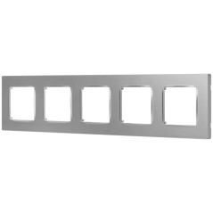 Рамка 5-м 12-5205-03 Классик алюм. Эра Б0067750