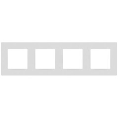Рамка 4-м 12-5204-01М Классик бел. матов. Эра Б0067764