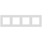 Рамка 4-м 12-5204-01М Классик бел. матов. Эра Б0067764