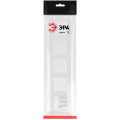 Рамка 5-м 12-5205-01М Классик бел. матов. Эра Б0067766