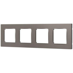 Рамка 4-м 12-5204-16 Классик титан Эра Б0067774