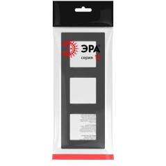 Рамка 3-м 12-5203-05 Классик антрацит Эра Б0067775
