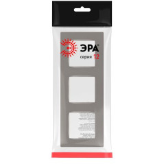 Рамка 3-м 12-5203-16 Классик титан Эра Б0067790