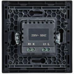 Светорегулятор поворотно-нажимной СП FORTE@PIANO 600Вт IP20 FP354 сер. IEK FP-D20-0600-K03