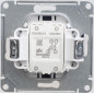 Переключатель перекрестный 1-кл. СП Glossa 10А IP20 (сх. 7) 10AX механизм шоколад. SE GSL000871