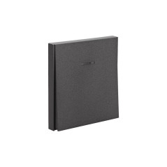 Переключатель перекрестный 1-кл. СП STRONG 10А с подсветкой графит Kranz KR-78-0718-6