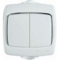 Выключатель 2-кл. ОП Рондо 6А IP44 250В бел. SchE VA56-225B-BI