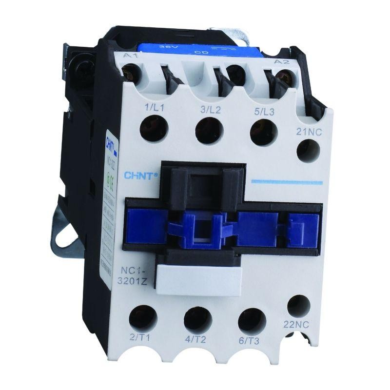 Контактор NC1-3210Z 32А кат. 220В DC 1НО (R) CHINT 222129 Контактор NC1-3210Z 32А кат. 220В DC 1НО (R) CHINT 222129