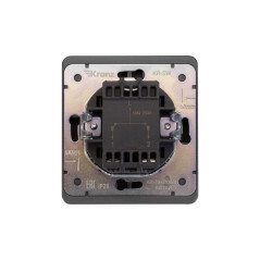 Переключатель проходной 2-кл. СП ROUND 10А титан Kranz KR-78-0709-2