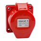 Розетка фланцевая 314 16А 380AC 3P+PE 6ч IP44 КЭАЗ 222758 Розетка фланцевая 314 16А 380AC 3P+PE 6ч IP44 КЭАЗ 222758