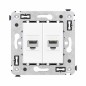 Розетка компьютерная 2-м СП Avanti "Белое облако" RJ45 кат.6 без шторок механизм DKC 4400694 Розетка компьютерная 2-м СП Avanti "Белое облако" RJ45 кат.6 без шторок механизм DKC 4400694