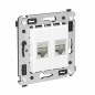 Розетка компьютерная 2-м СП Avanti "Белое облако" RJ45 кат.6 без шторок экранир. механизм DKC 4400794 Розетка компьютерная 2-м СП Avanti "Белое облако" RJ45 кат.6 без шторок экранир. механизм DKC 4400794