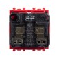Розетка 1-м 2мод. Avanti "Красный квадрат" 16А IP20 2P+E защ. шторки красн. DKC 4401002 Розетка 1-м 2мод. Avanti "Красный квадрат" 16А IP20 2P+E защ. шторки красн. DKC 4401002