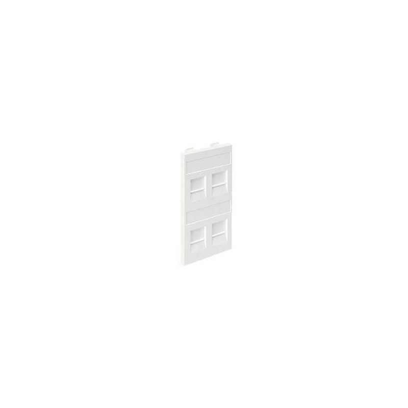 Адаптер на 4 RJ45 коннектора защ. шторки бел. SimonConnect S76C-9