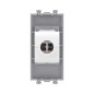 Розетка компьютерная 1мод. Avanti "Закаленная сталь" RJ45 кат.5E без шторок модульная механизм DKC 4404661
