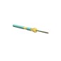 Кабель FO-MC3-IN-503-12-LSZH-AQ волоконно-оптический 50/125 (OM3) многомод. для патч-кордов и кабельн. сборок с коннекторами MPO