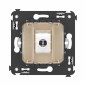 Розетка компьютерная 1-м СП Avanti "Ванильная дымка" RJ45 кат.6 без шторок механизм DKC 4405693 Розетка компьютерная 1-м СП Avanti "Ванильная дымка" RJ45 кат.6 без шторок механизм DKC 4405693