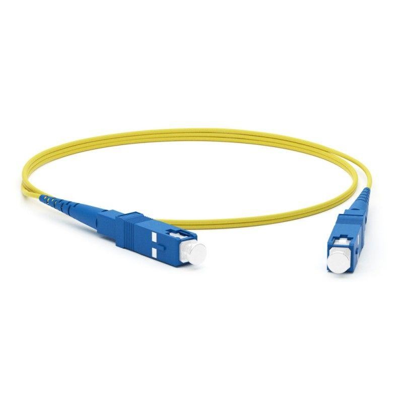 Патч-корд FC-S2-9-SC/UR-SC/UR-H-20M-LSZH-YL волоконно-оптический (шнур) SM 9/125 (OS2) SC/UPC-SC/UPC 2мм simplex LSZH 20м Hyperl