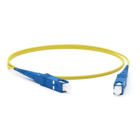Патч-корд FC-S2-9-SC/UR-SC/UR-H-20M-LSZH-YL волоконно-оптический (шнур) SM 9/125 (OS2) SC/UPC-SC/UPC 2мм simplex LSZH 20м Hyperl