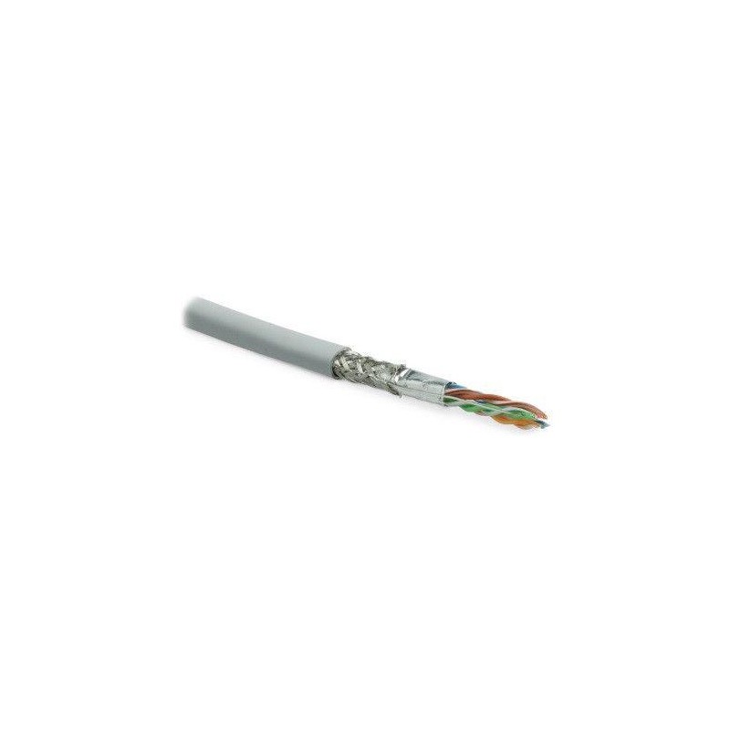 Кабель витая пара SF/UTP кат.5E 4 пары 24 AWG ОЖ solid экран-фольга + медн. оплетка LSZH -40град.C-+75град.C SFUTP4-C5E-S24-IN-L Кабель витая пара SF/UTP кат.5E 4 пары 24 AWG ОЖ solid экран-фольга + медн. оплетка LSZH -40град.C-+75град.C SFUTP4-C5E-S24-IN-L