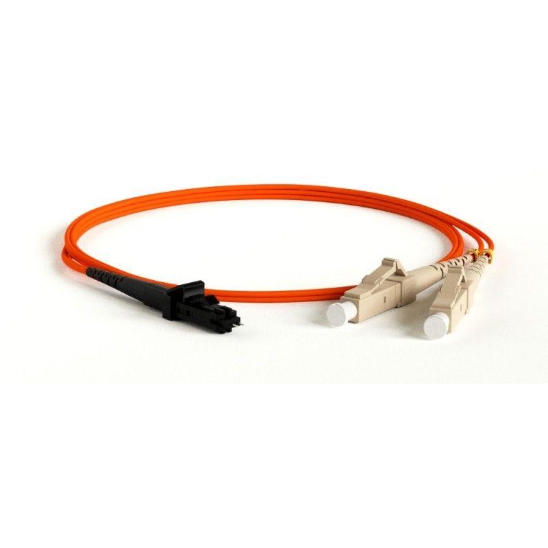 Патч-корд FC-D2-50-LC/PR-MTRJF/PR-H-5M-LSZH-OR волоконно-оптический (шнур) MM50/125 MTRJ(мама)-LC duplex LSZH 5м Hyperline 24836