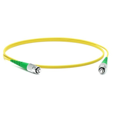 Патч-корд FC-S2-9-FC/AR-FC/AR-H-2M-LSZH-YL волоконно-оптический (шнур) SM 9/125 (OS2) FC/APC-FC/APC simplex LSZH 2м Hyperline 25