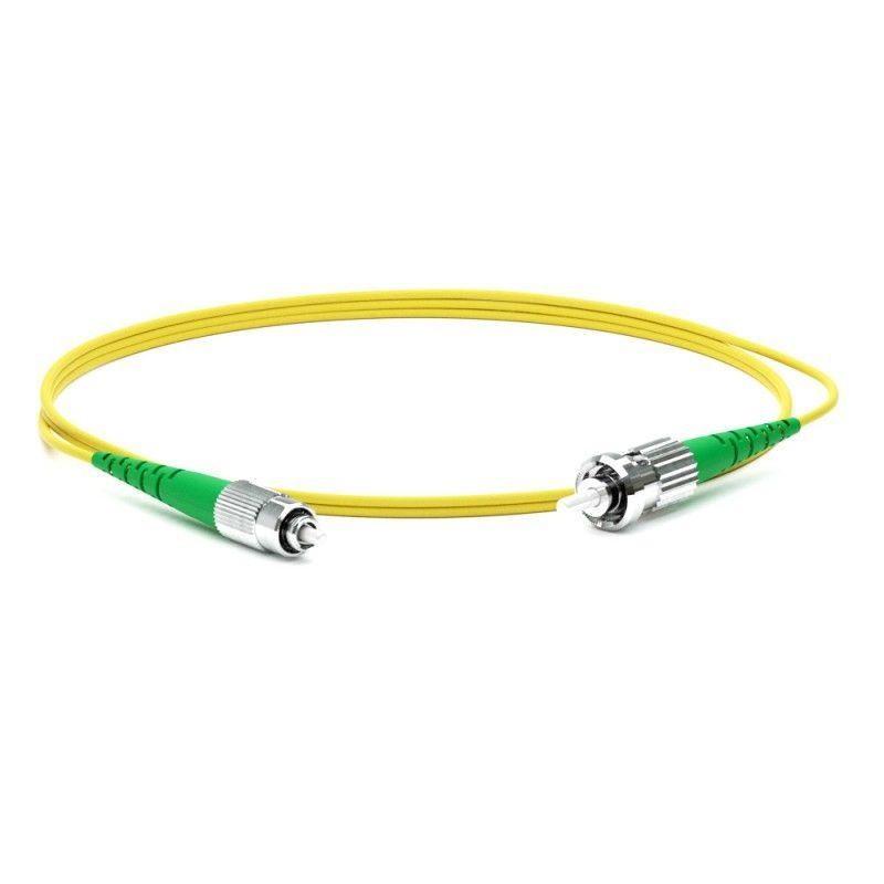 Патч-корд FC-S2-9-FC/AR-ST/AR-H-5M-LSZH-YL волоконно-оптический (шнур) SM 9/125 (OS2) FC/APC-ST/APC 2мм simplex LSZH 5м Hyperlin Патч-корд FC-S2-9-FC/AR-ST/AR-H-5M-LSZH-YL волоконно-оптический (шнур) SM 9/125 (OS2) FC/APC-ST/APC 2мм simplex LSZH 5м Hyperlin