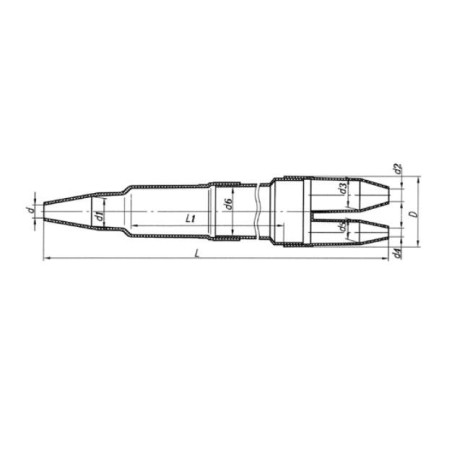 Муфта разв.п/эт 2МРП5/6 ССД 120302-00005