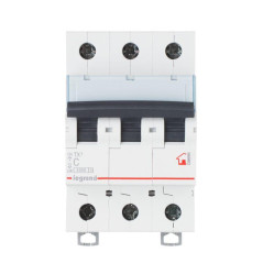 Выключатель автоматический модульный 3п C 25А 6кА TX3 6000 3мод. 400В Leg 404058