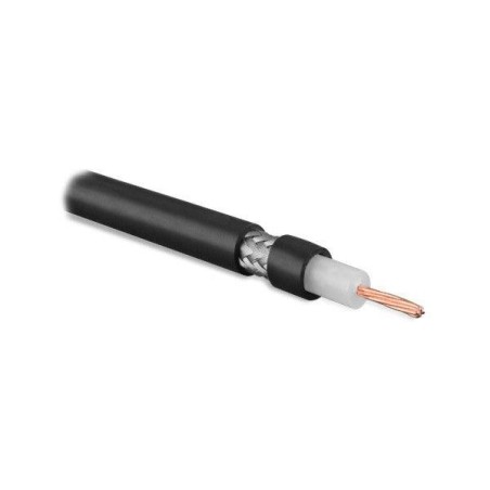 Кабель коаксиальный COAX-RG58-500 RG-58 50Ом жил. - 20 AWG общ. d4.95мм PVC черн. (уп.500м) Hyperline 254850