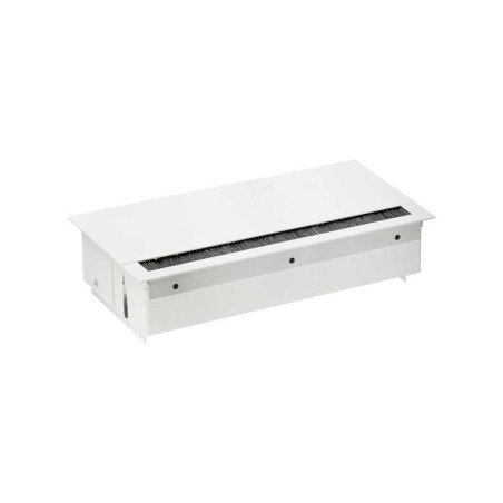 Блок розеточный врезной с крышкой ввод щетка 6х2P+E бел. Simon 400 44606000-130