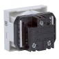 Розетка 1-м 2мод. Viva 16А IP20 2P+E с заземл. защ. шторки бел. DKC 45005 Розетка 1-м 2мод. Viva 16А IP20 2P+E с заземл. защ. шторки бел. DKC 45005