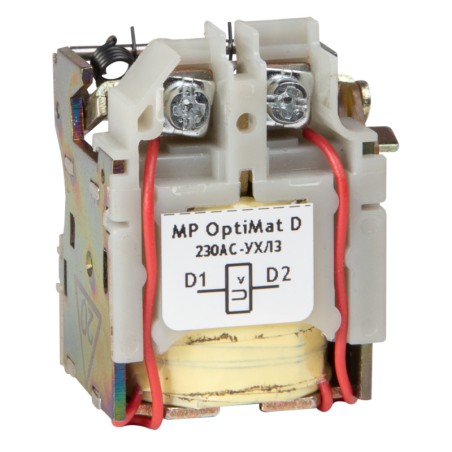 Расцепитель минимального напряжения OptiMat D100, D160, D250, D400, D630 230AC УХЛ3 РЕГ КЭАЗ 255806