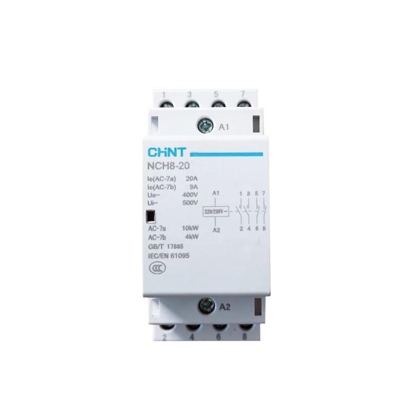 Контактор модульный NCH8-20/22 20А 2НЗ+2НО AC 24В 50Гц (R) CHINT 256088 Контактор модульный NCH8-20/22 20А 2НЗ+2НО AC 24В 50Гц (R) CHINT 256088