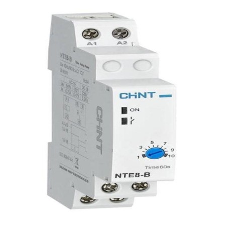 Реле времени NTE8-120B (задержка времени включения) 12-120с 1НО AC 24В (R) CHINT 258456