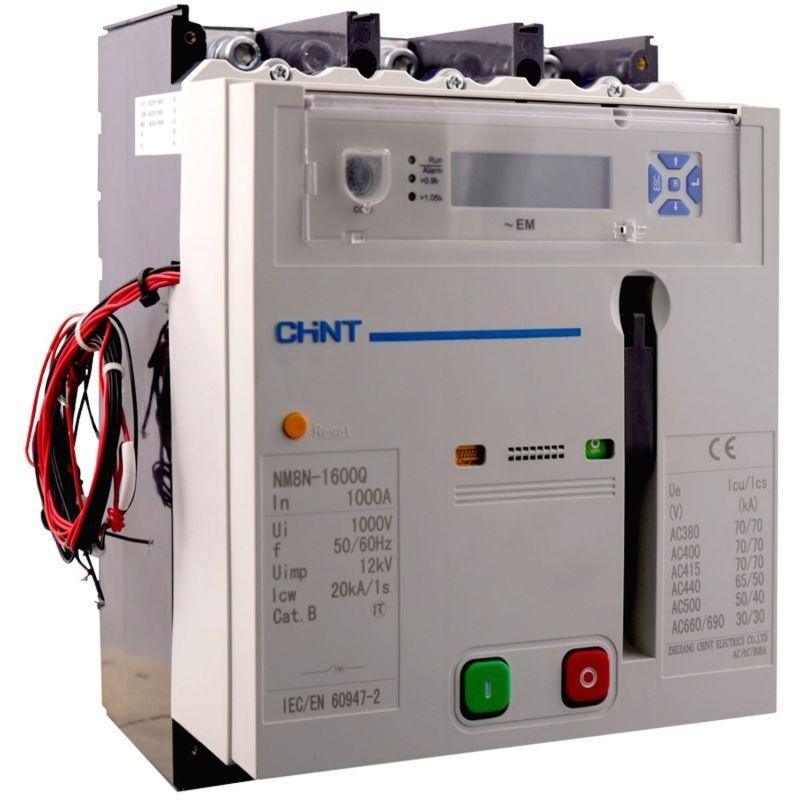 Выключатель автоматический 3п 800А 70кА NM8N-1600Q EM с электр. расцеп. LCD МП 400 AC (R) CHINT 263326 Выключатель автоматический 3п 800А 70кА NM8N-1600Q EM с электр. расцеп. LCD МП 400 AC (R) CHINT 263326