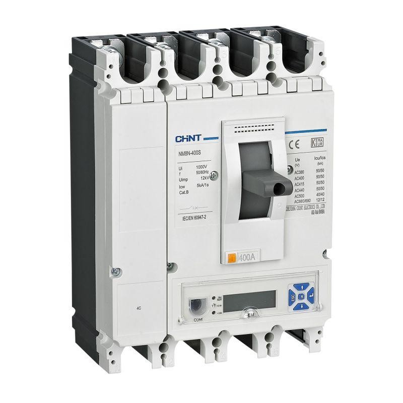 Выключатель автоматический 4п 250А 36кА NM8N-400C EM с электр. расцеп. LCD (R) CHINT 269450 Выключатель автоматический 4п 250А 36кА NM8N-400C EM с электр. расцеп. LCD (R) CHINT 269450