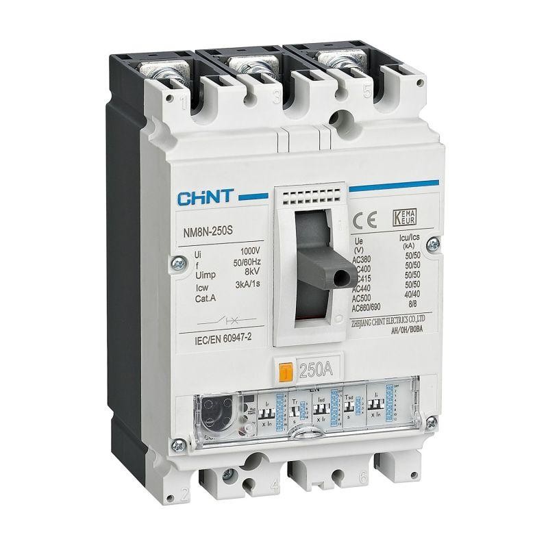 Выключатель автоматический защиты двигателя 3п 250А 50кА NM8N-400S ENM (R) CHINT 269545 Выключатель автоматический защиты двигателя 3п 250А 50кА NM8N-400S ENM (R) CHINT 269545