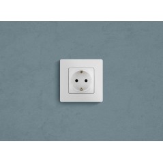 Розетка 1-м СП Etika 16А IP31 250В 2P+E с заземл. защ. шторки немецк. стандарт винтов. клеммы механизм бел. Leg 672222