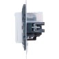 Розетка 1-м Etika 16А IP44 250В с заземл. защ. шторки с крышкой безвинтов. зажимы бел. Leg 672226