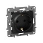 Розетка 1-м СП Etika 16А IP31 250В 2P+E с заземл. защ. шторки немецк. стандарт винтов. клеммы механизм антрацит Leg 672622 Розетка 1-м СП Etika 16А IP31 250В 2P+E с заземл. защ. шторки немецк. стандарт винтов. клеммы механизм антрацит Leg 672622