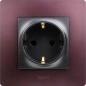Розетка 1-м СП Etika 16А IP31 250В 2P+E с заземл. защ. шторки немецк. стандарт винтов. клеммы механизм антрацит Leg 672622 Розетка 1-м СП Etika 16А IP31 250В 2P+E с заземл. защ. шторки немецк. стандарт винтов. клеммы механизм антрацит Leg 672622