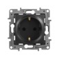 Розетка 1-м СП Etika 16А IP31 250В 2P+E с заземл. защ. шторки немецк. стандарт винтов. клеммы механизм антрацит Leg 672622 Розетка 1-м СП Etika 16А IP31 250В 2P+E с заземл. защ. шторки немецк. стандарт винтов. клеммы механизм антрацит Leg 672622