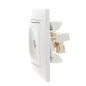 Розетка компьютерная + телефонная 2-м СП Mira RJ45 + RJ11 бел./бел. LEZARD 701-0202-143 Розетка компьютерная + телефонная 2-м СП Mira RJ45 + RJ11 бел./бел. LEZARD 701-0202-143