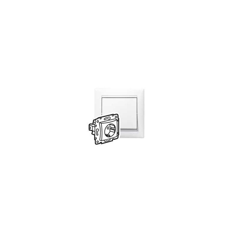 Розетка 1-м СП Valena 16А IP21 2P+E с заземл. немецк. стандарт механизм бел. (DIY-упак.) Leg 694280 Розетка 1-м СП Valena 16А IP21 2P+E с заземл. немецк. стандарт механизм бел. (DIY-упак.) Leg 694280