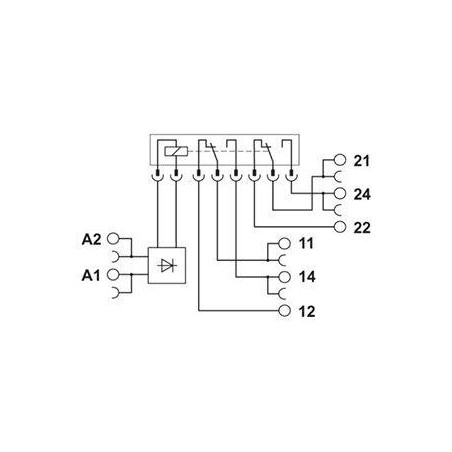 Модуль релейный PLC-RSC-12DC/21-21 Phoenix Contact 2967235