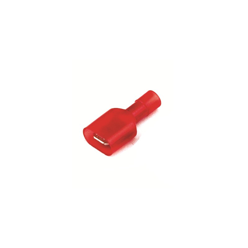 Наконечник изол. "вилка" 0.25-1.5кв.мм отв. d6.3х0.8мм кр. (уп.50шт) DKC 2A22TP Наконечник изол. "вилка" 0.25-1.5кв.мм отв. d6.3х0.8мм кр. (уп.50шт) DKC 2A22TP